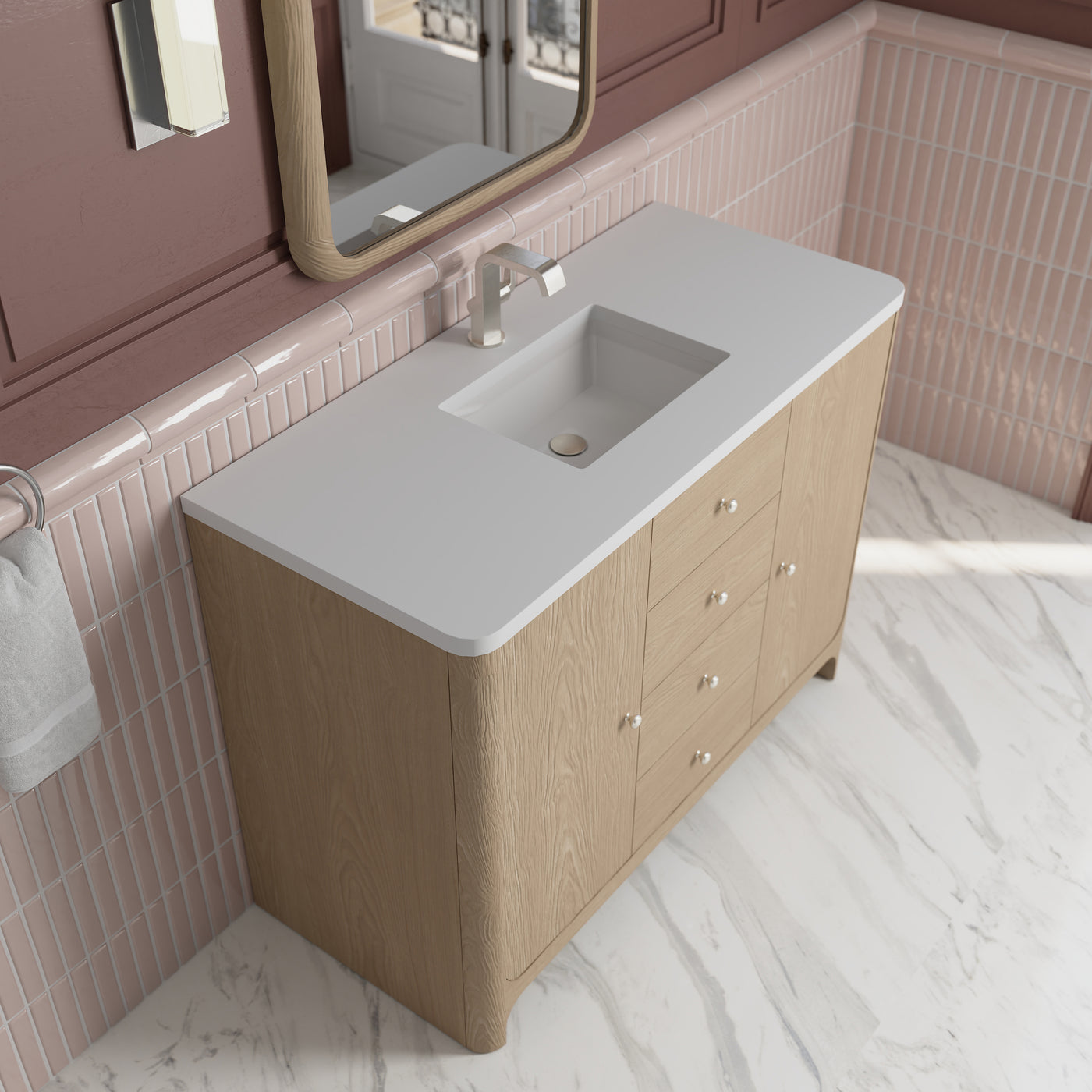 James Martin Gracyn 48" Single Bathroom Vanity, Coastal Driftwood, view 23