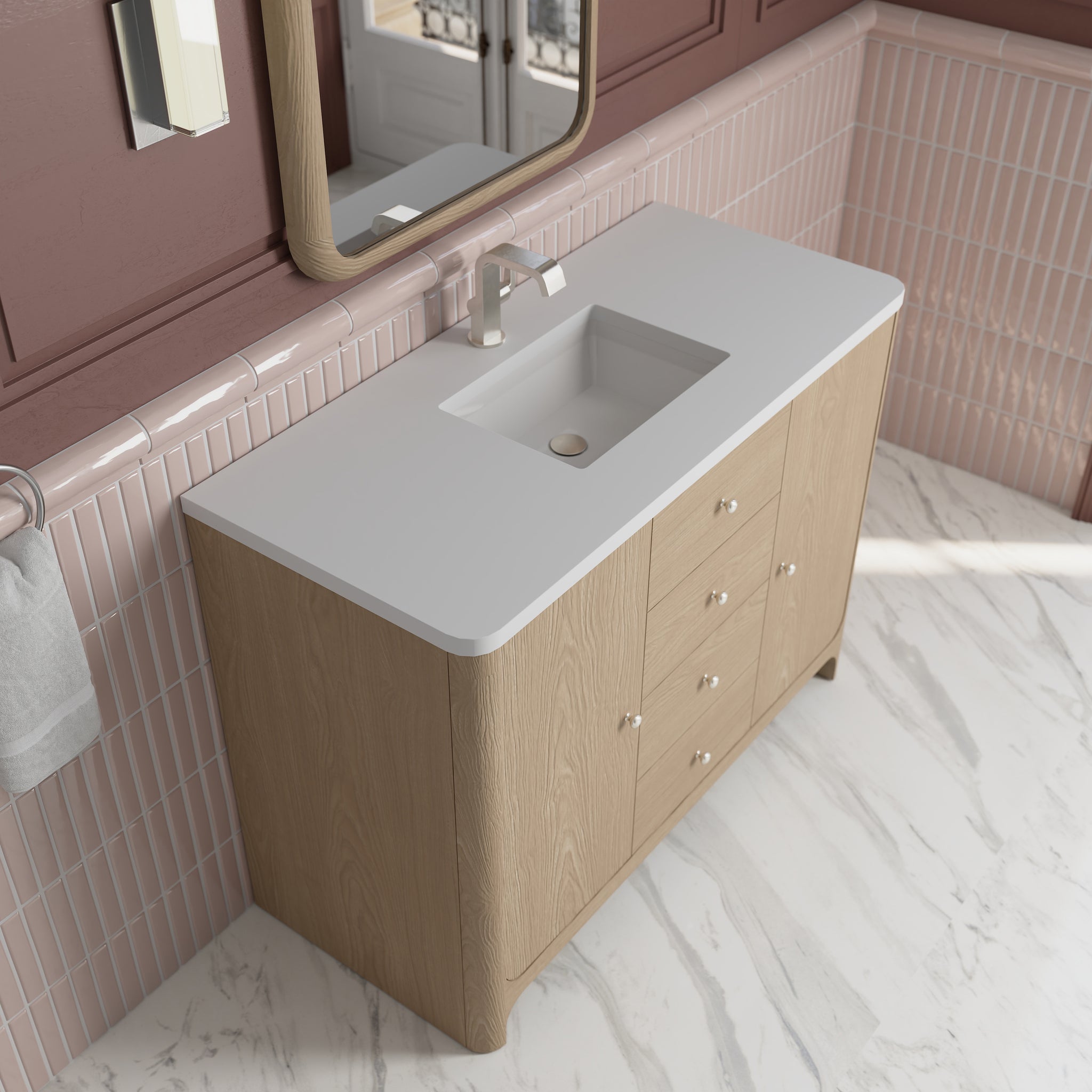 James Martin Gracyn 48" Single Bathroom Vanity, Coastal Driftwood, view 23