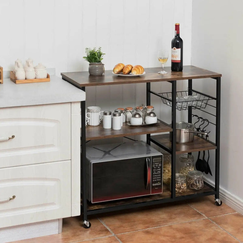 Rolling Industrial Kitchen Baker’s Storage Shelf, photo 2 of 8
