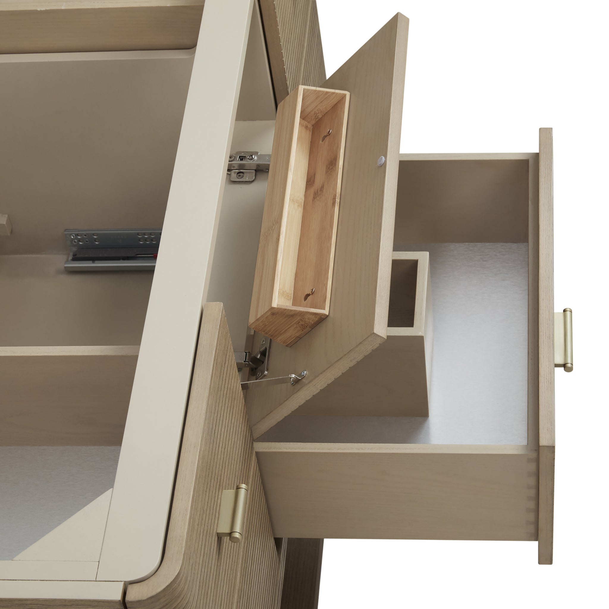 James Martin Lucian 48" Single Bathroom Vanity, Pebble Oak, view 18