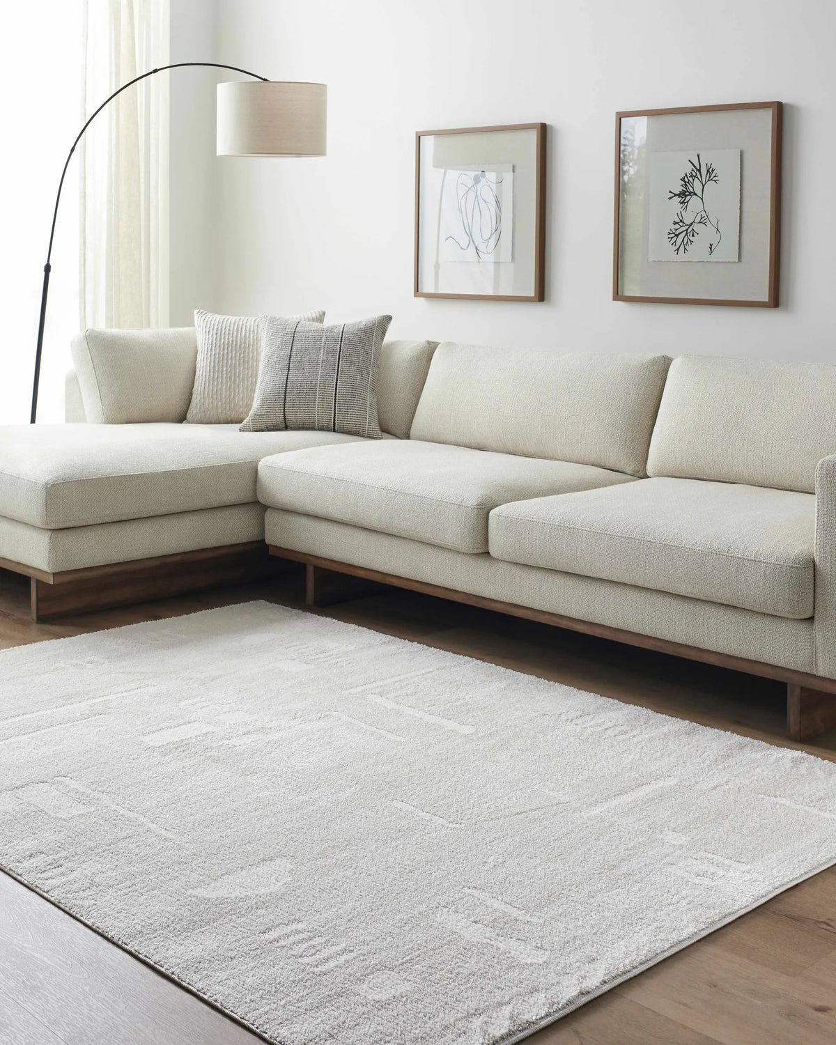 Winda Area Rug, installed in a room