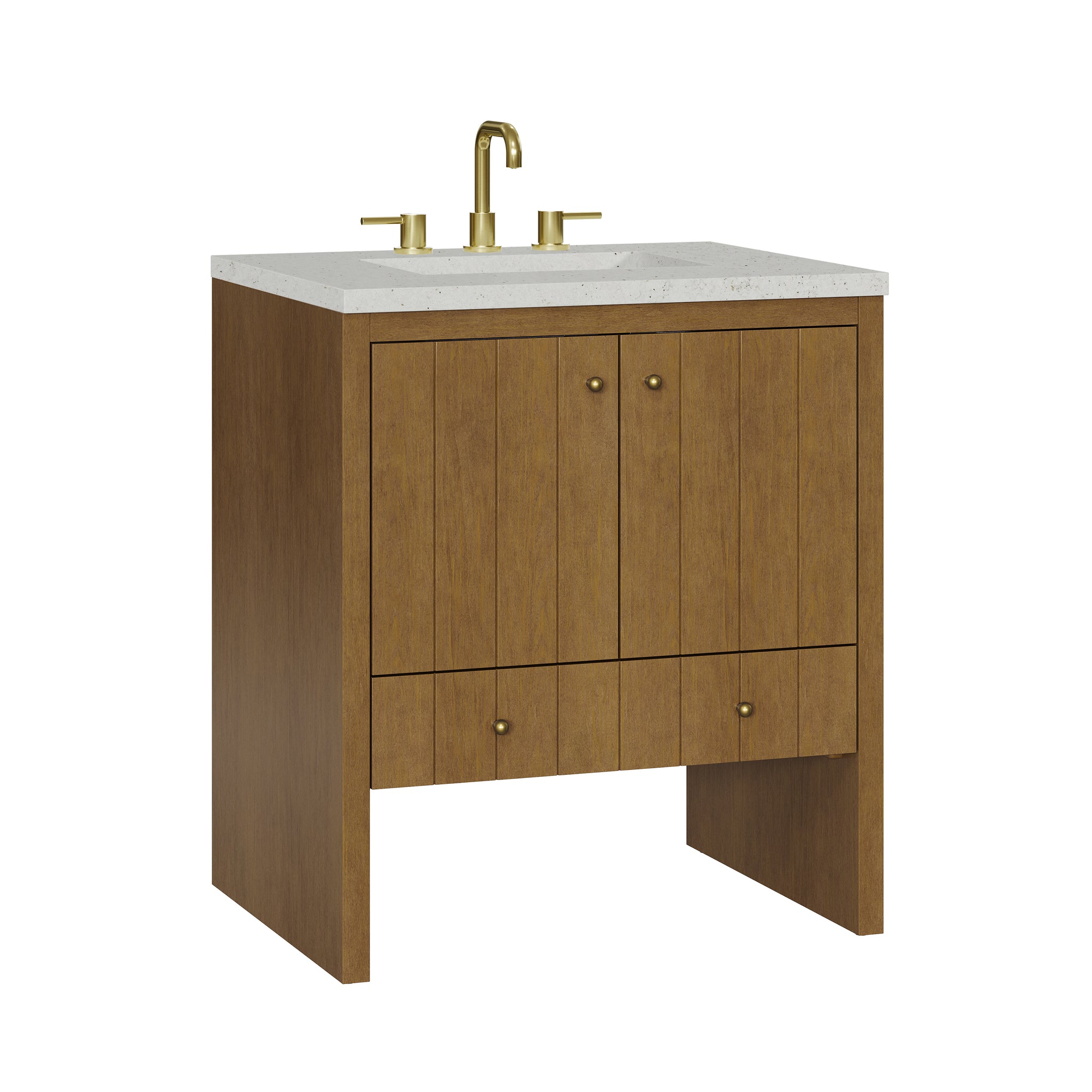 James Martin Hudson 30" Single Bathroom Vanity, Honey Oak, view 29