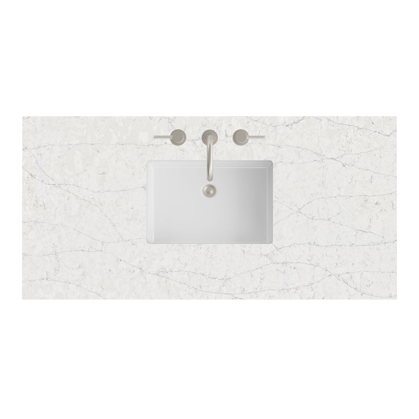 James Martin 48" Single Vanity Top with Eternal Jasmine Pearl countertop