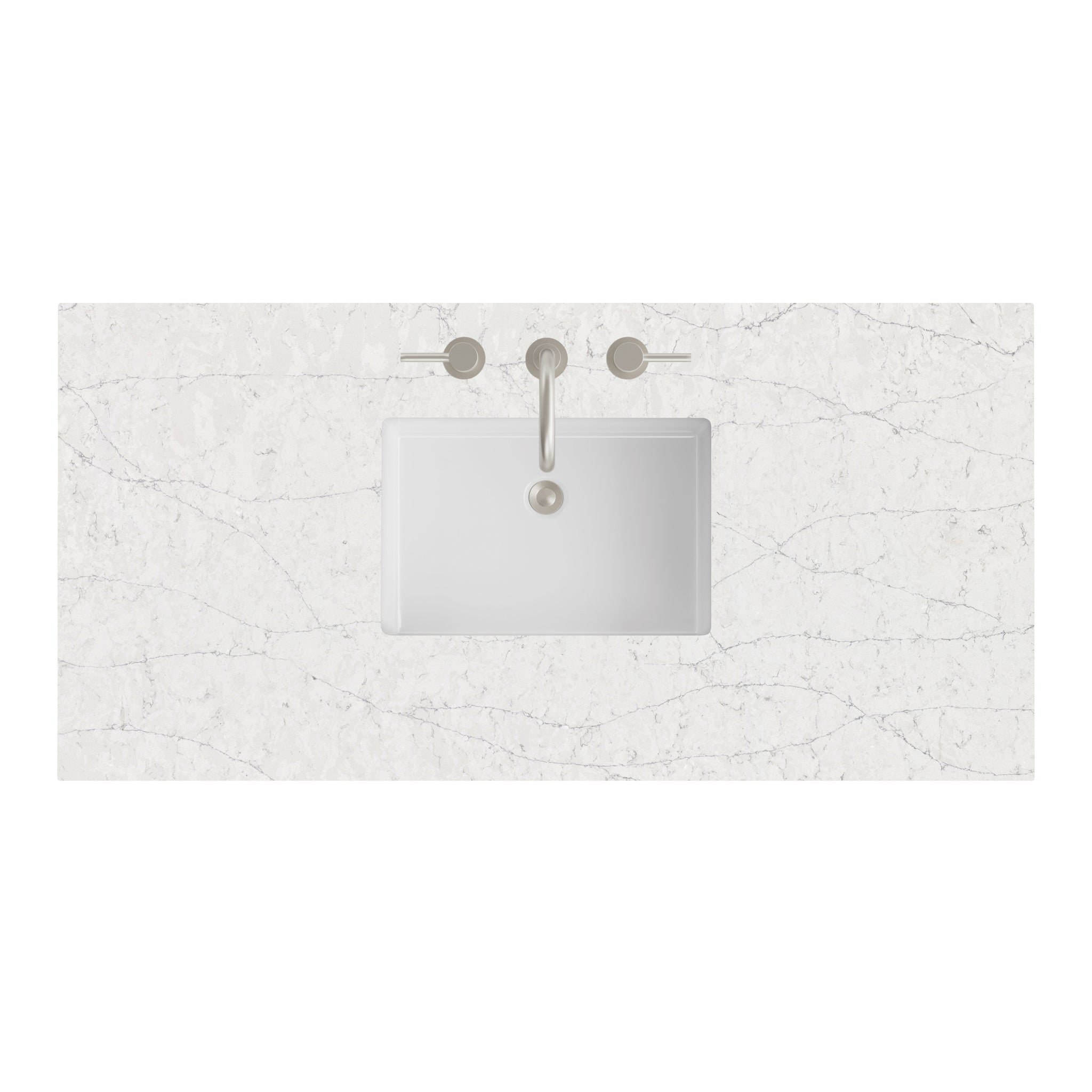James Martin 48" Single Vanity Top with Eternal Jasmine Pearl countertop