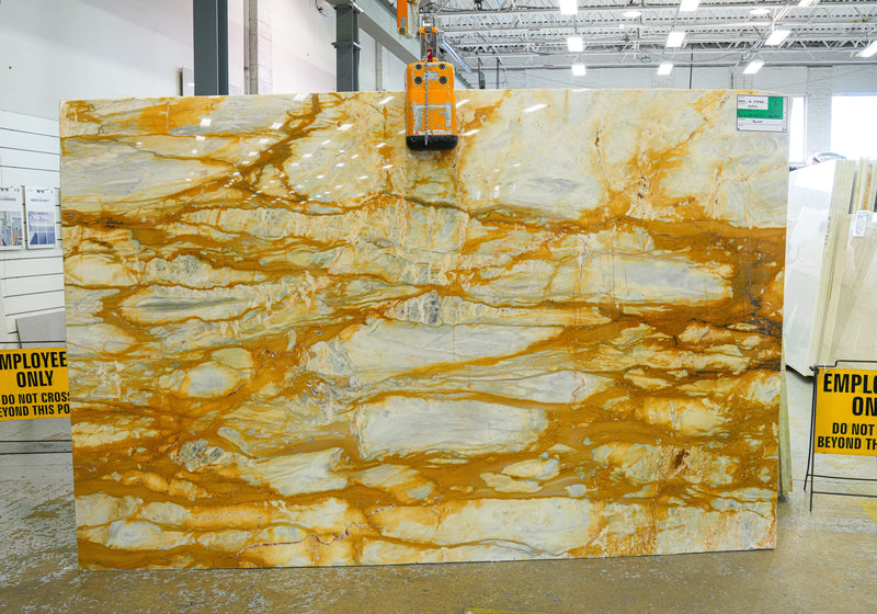 Giallo Siena Polished Marble Slab Random batch 30965-1-6