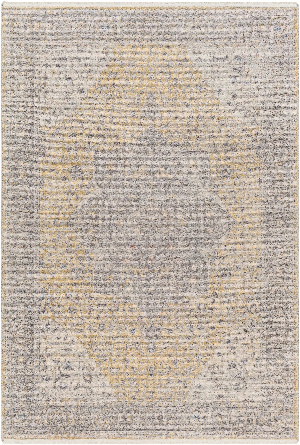 Misa Mustard & Gray Area Rug - Clearance