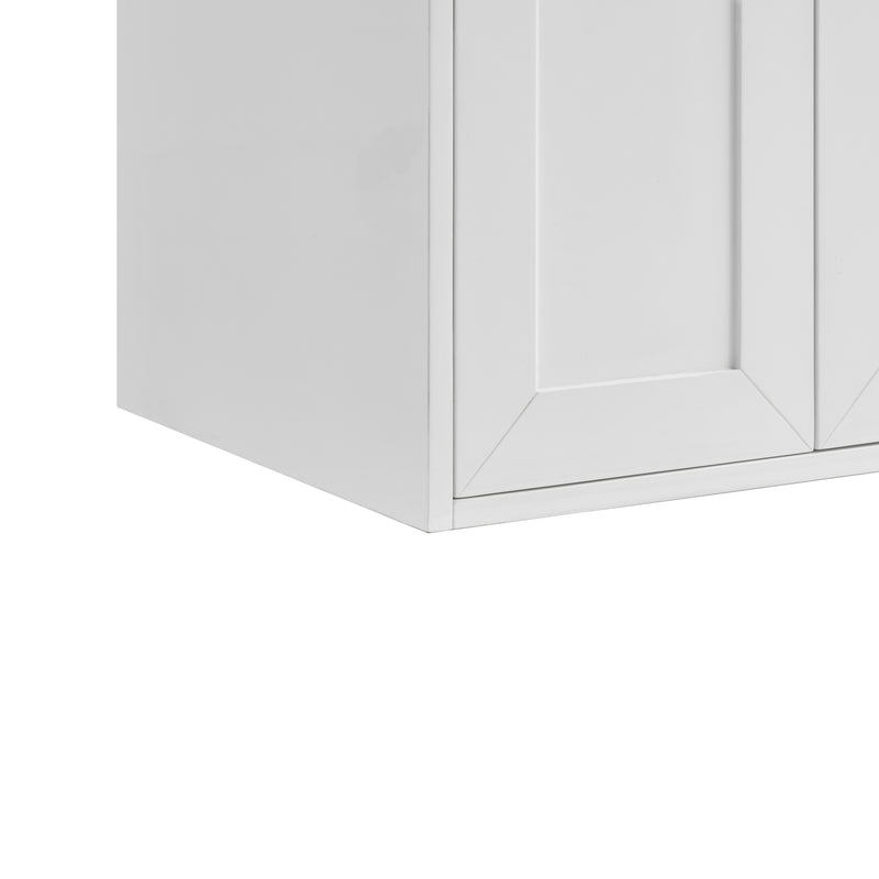 James Martin Chianti 24" Floating Single Vanity Cabinet, Glossy White, view 5