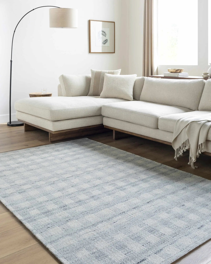 Garth Light Slate Area Rug by Boutique Rugs