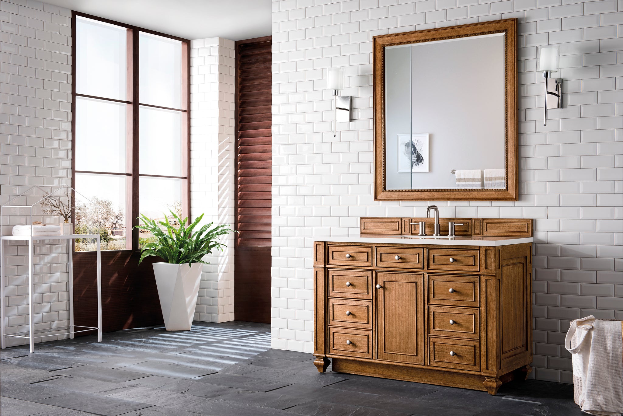 James Martin Bristol 48" Single Bathroom Vanity, Saddle Brown, view 22
