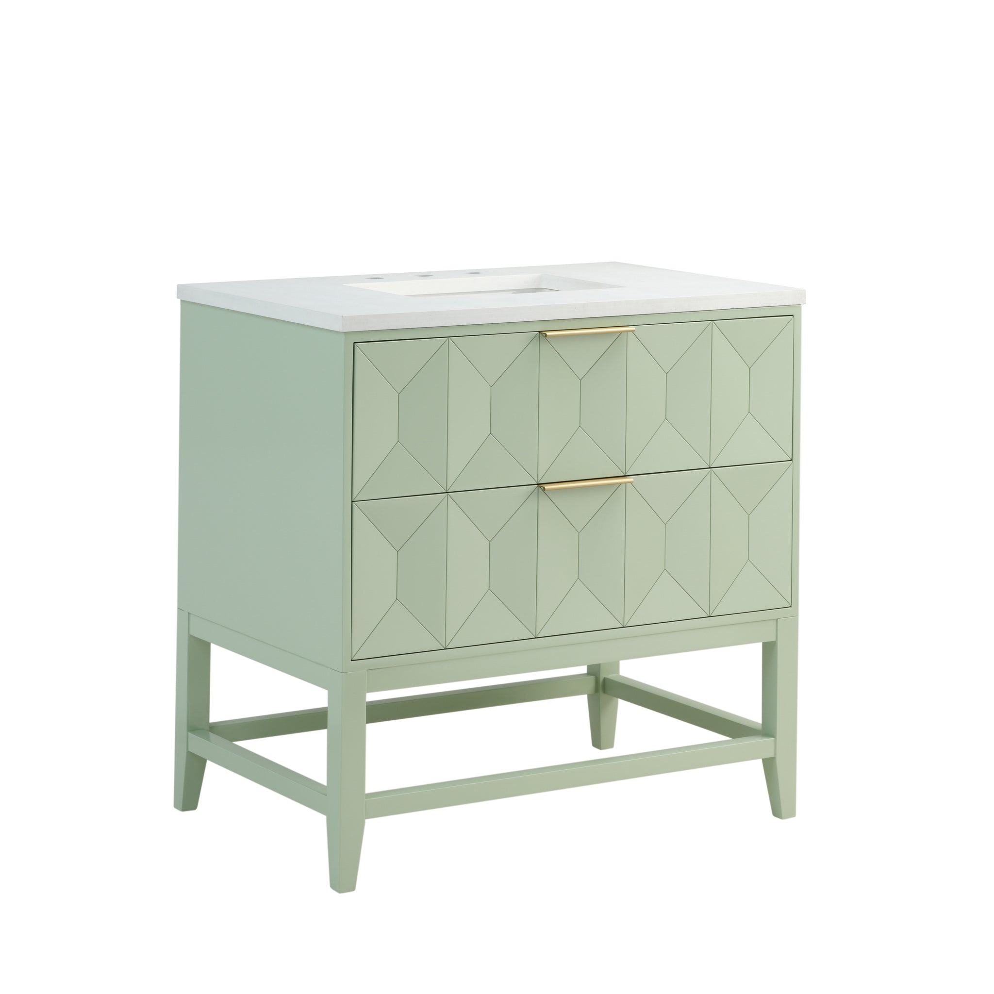 James Martin Emmeline 36" Single Bathroom Vanity, Pistachio, view 35