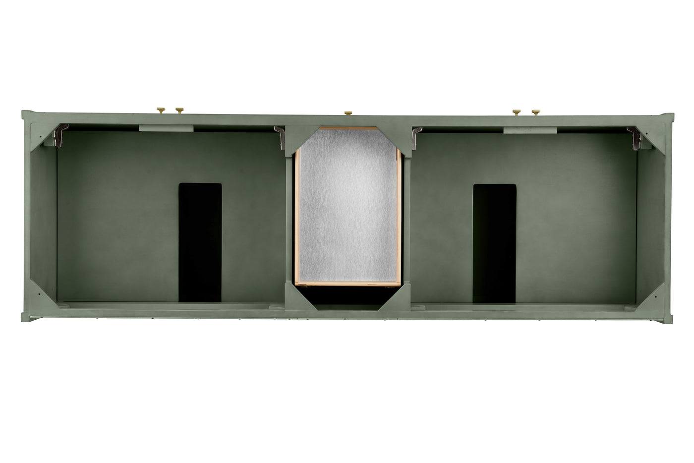 James Martin Chicago 72" Double Bathroom Vanity, Smokey Celadon, view 19