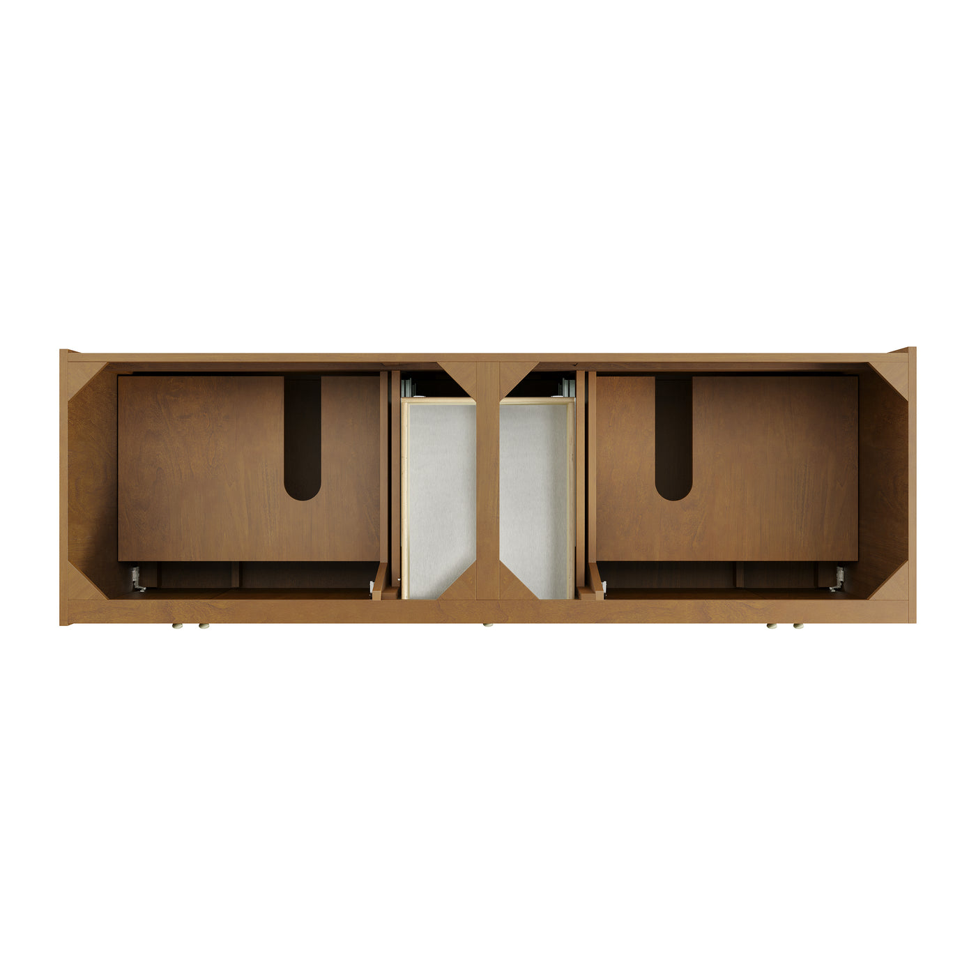 James Martin Laurent 72" Dual Mount Double Bathroom Vanity, Honey Oak, view 21