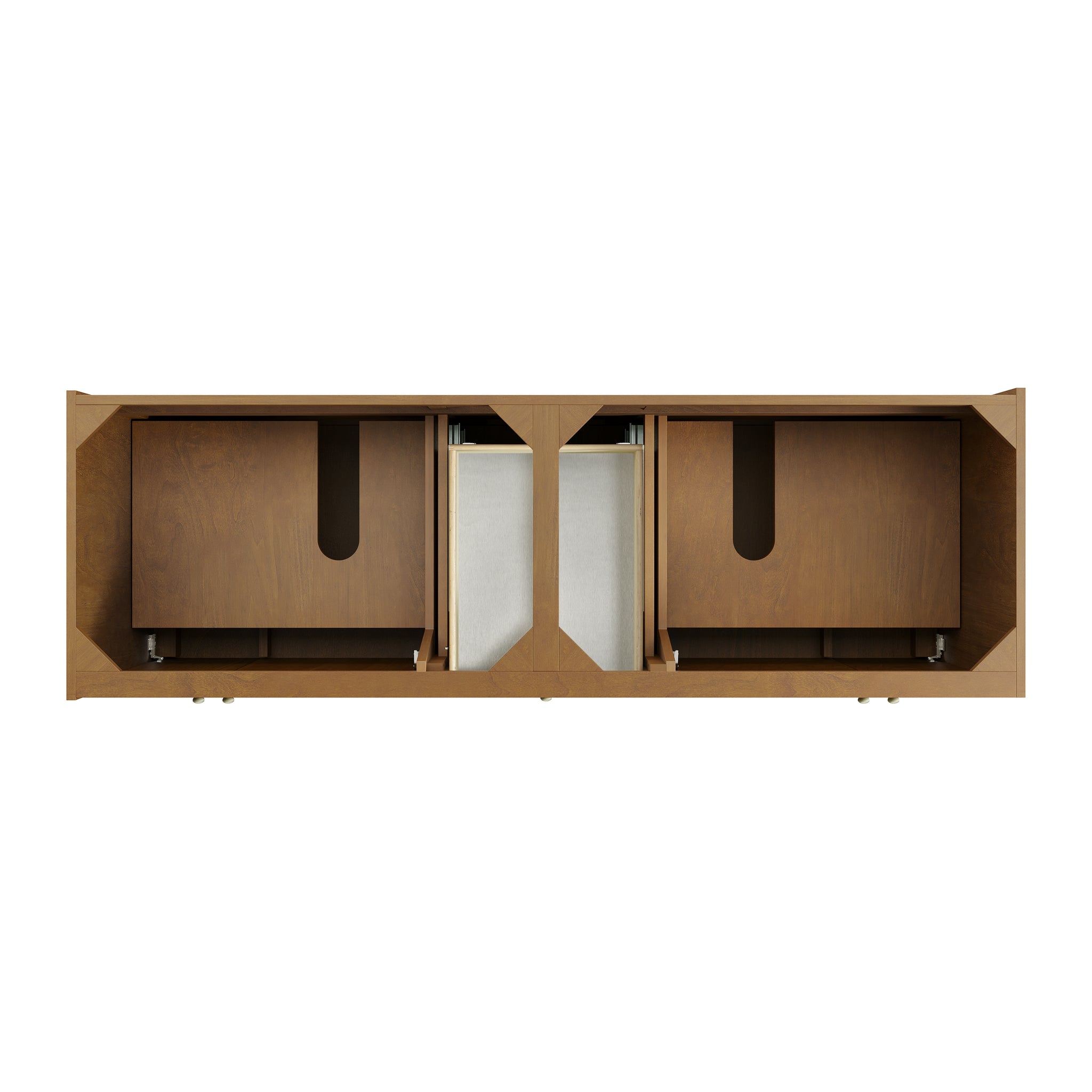 James Martin Laurent 72" Dual Mount Double Bathroom Vanity, Honey Oak, view 21