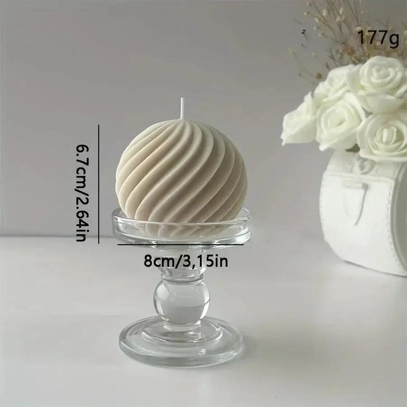 Glass Candle - Sandalwood Scented by House Of Avana