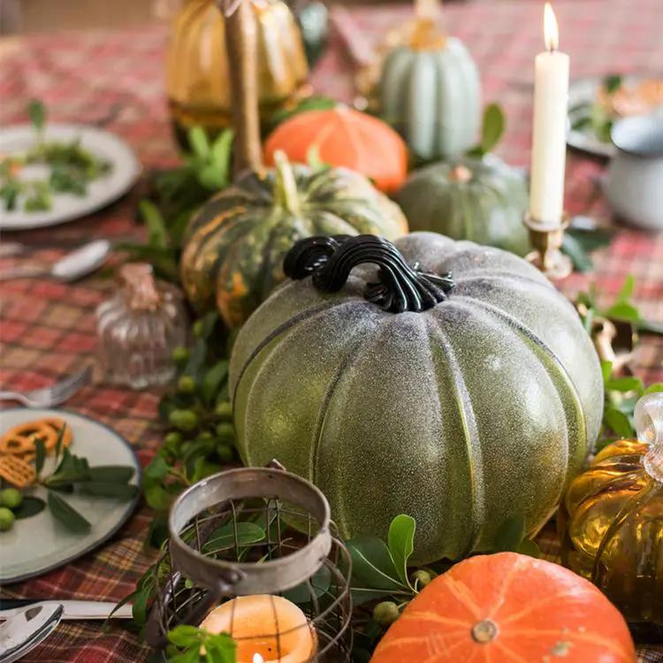 Glass Pumpkin Accents by RusticReach