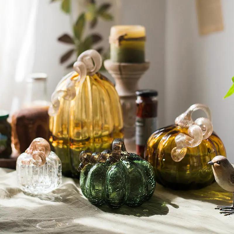 Glass Pumpkin Accents by RusticReach