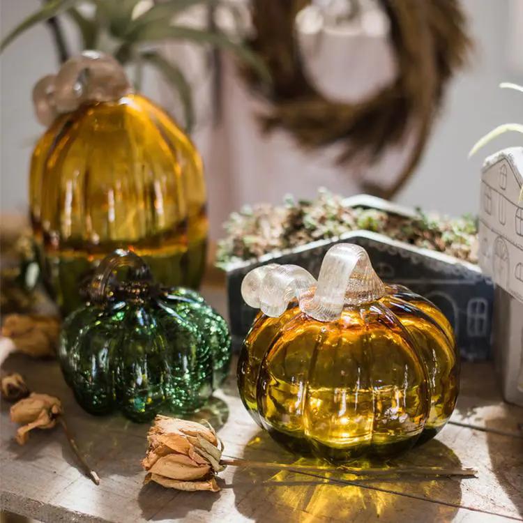 Glass Pumpkin Accents by RusticReach
