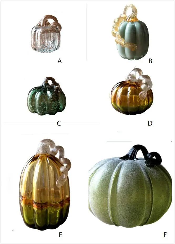 Glass Pumpkin Accents by RusticReach