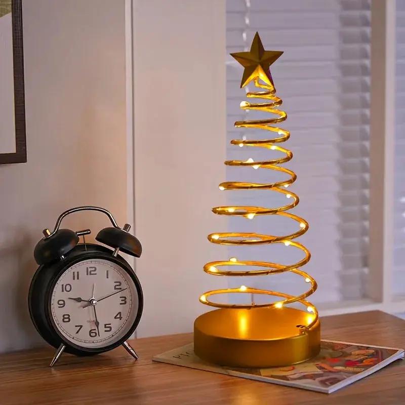 Glass Star Tree Topper with Warm White Twinkling Lights by House Of Avana