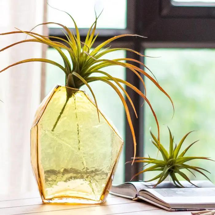 Glass Vase Hand Blown Glass Vase in Various Colors by RusticReach