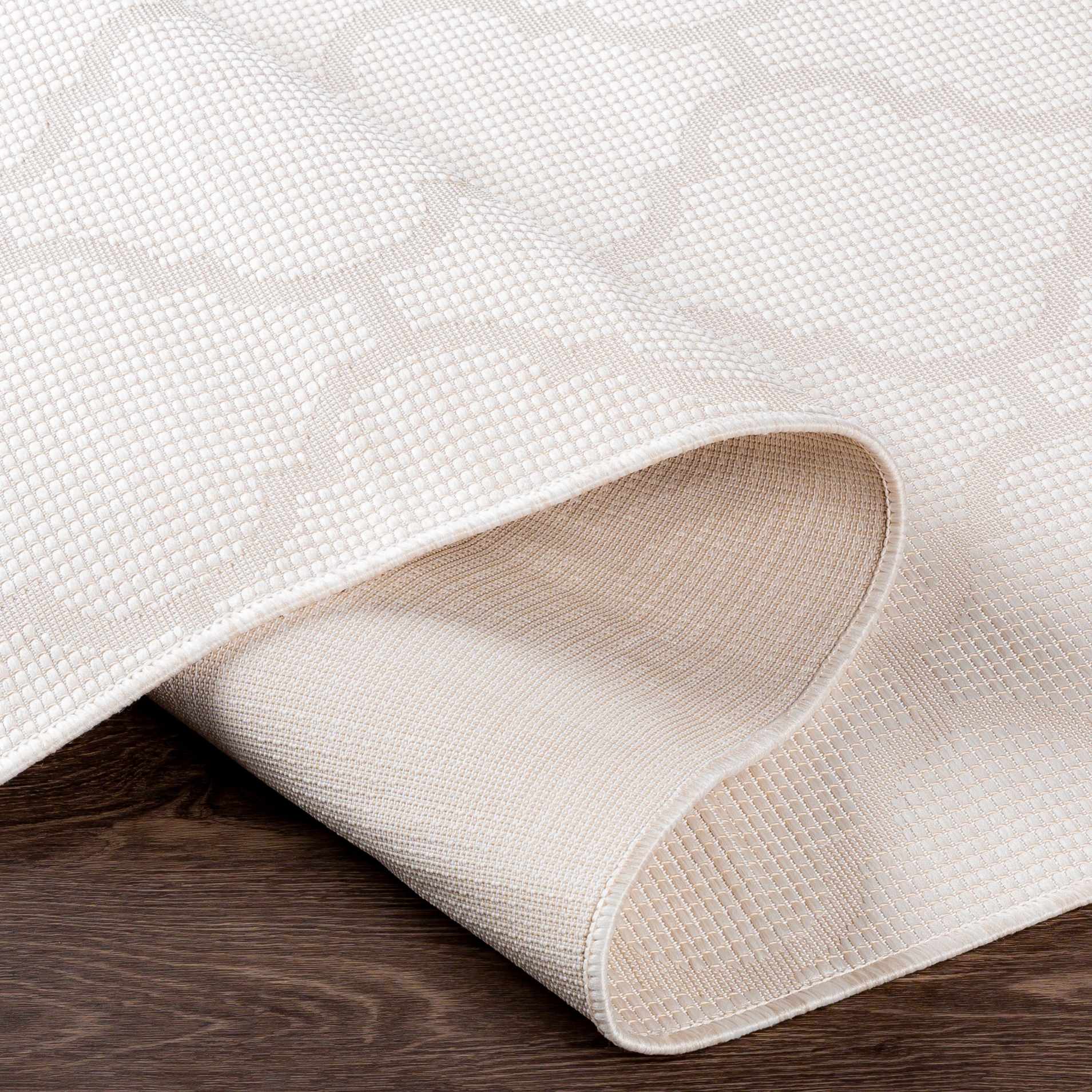 Cream Moolap Outdoor Rug - Clearance by Boutique Rugs