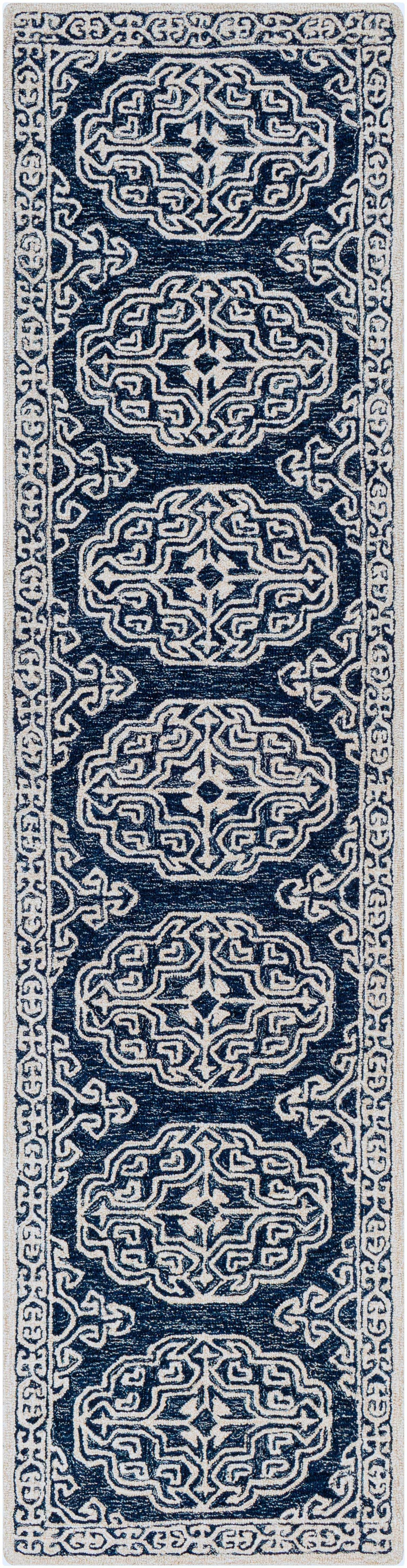 Glenoma Blue Regency Wool Rug, photo 11 of 13
