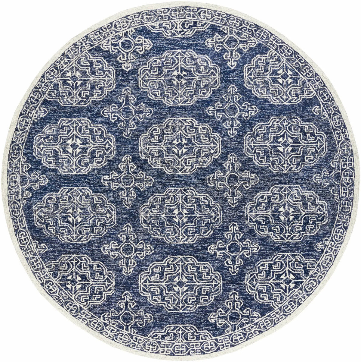 Glenoma Blue Regency Wool Rug, photo 5 of 13