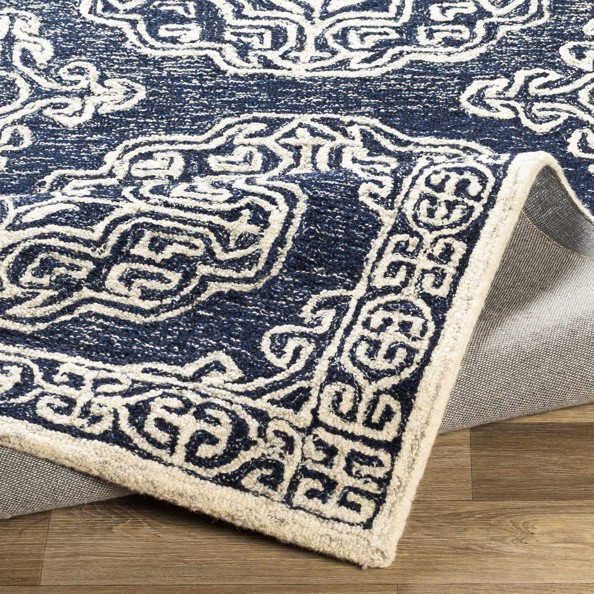 Glenoma Blue Regency Wool Rug, photo 8 of 13