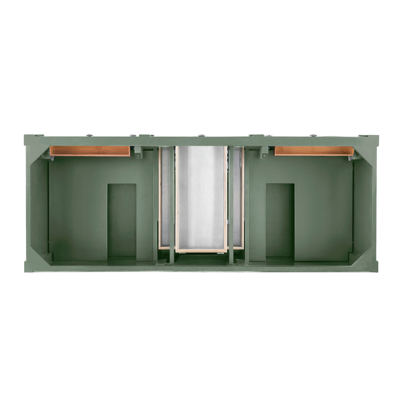 James Martin Brittany 60" Double Bathroom Vanity, Smokey Celadon, view 17
