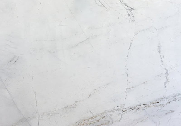 Glorious White Polished Marble Slab Random 3/4