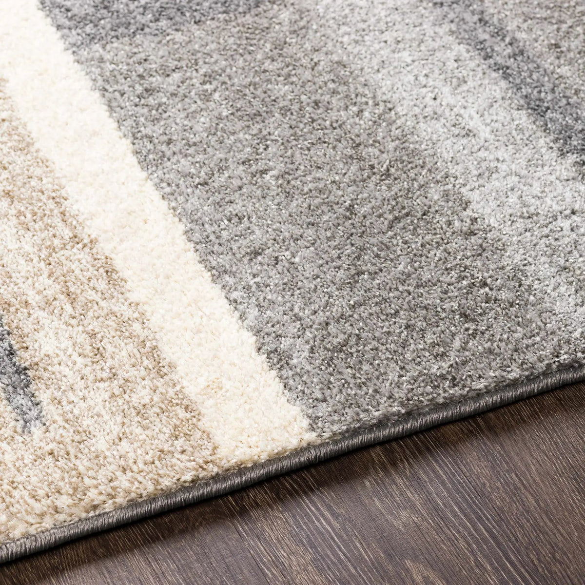 Glouster Taupe&Gray Lined Area Rug, photo 4 of 9