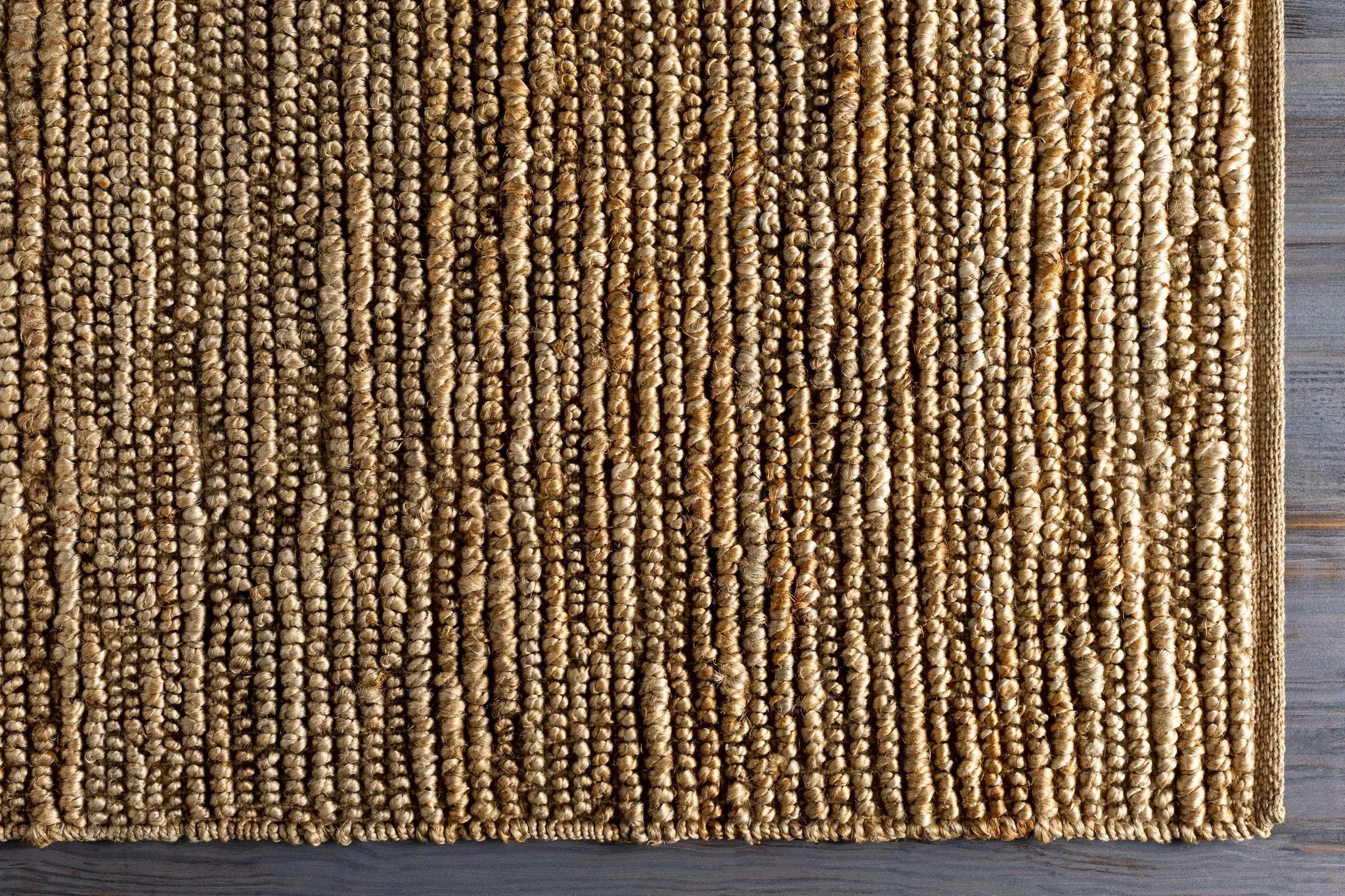Glover Natural Braided Jute Carpet - Clearance by Boutique Rugs