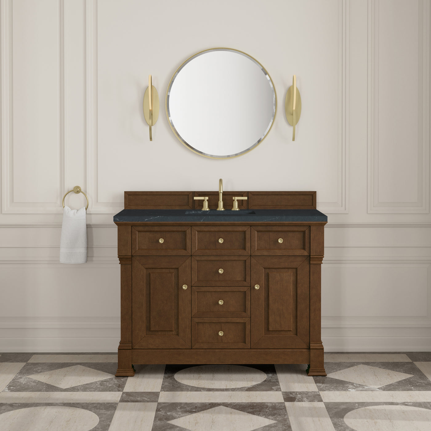 James Martin Brookfield 48" Single Bathroom Vanity, Honey Oak, view 30