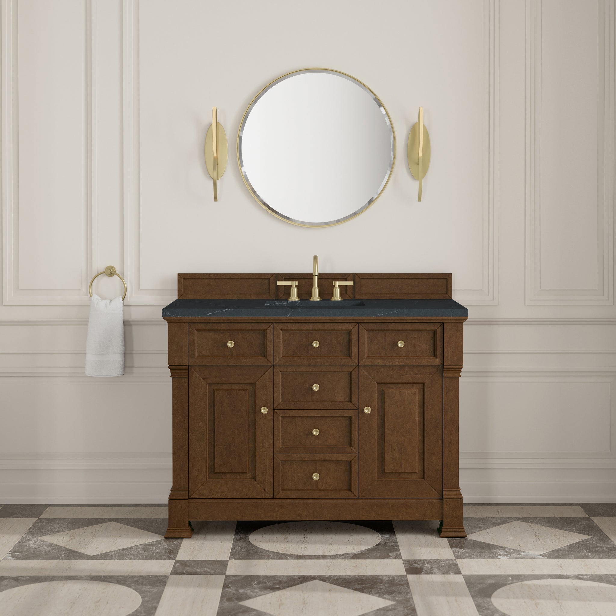 James Martin Brookfield 48" Single Bathroom Vanity, Honey Oak, view 30