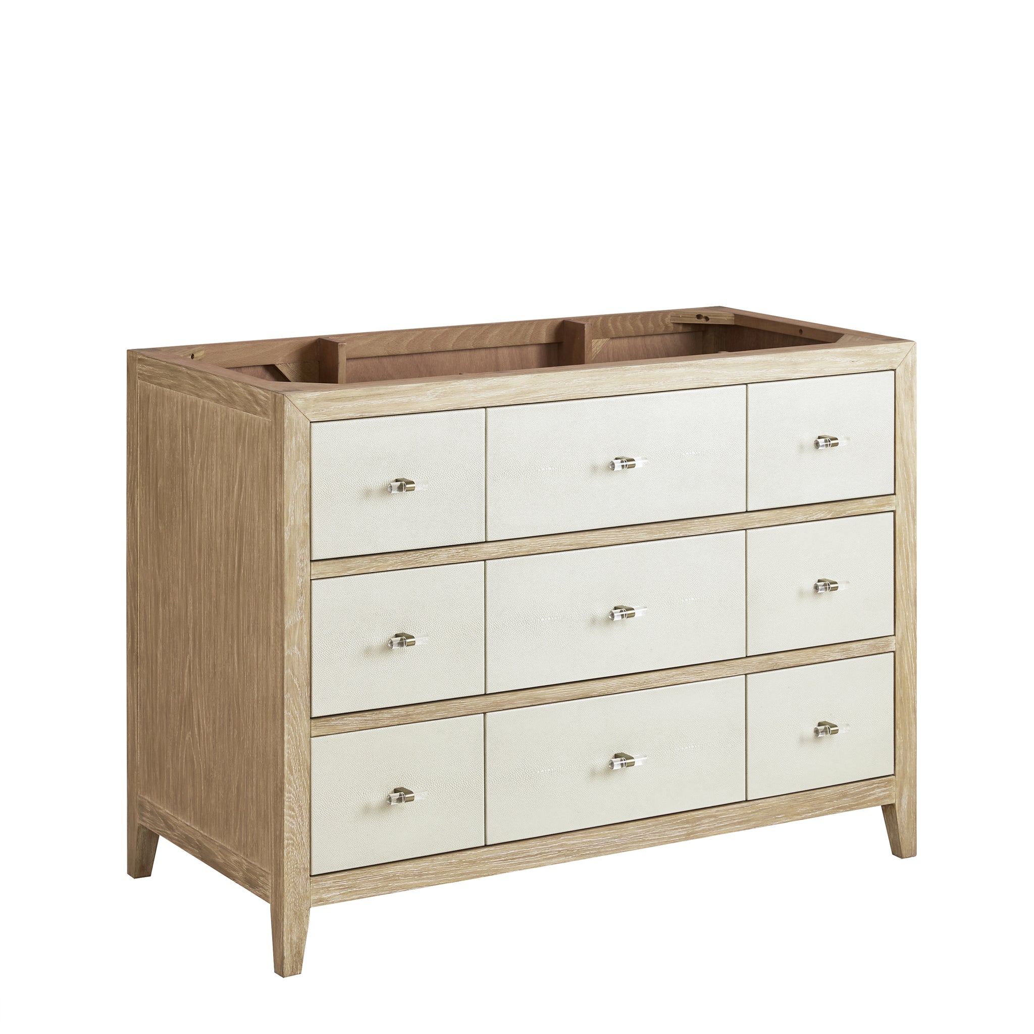 James Martin Celeste 48" Single Bathroom Vanity, Sunwashed Oak with Embossed Shagreen Drawer Fronts, view 10