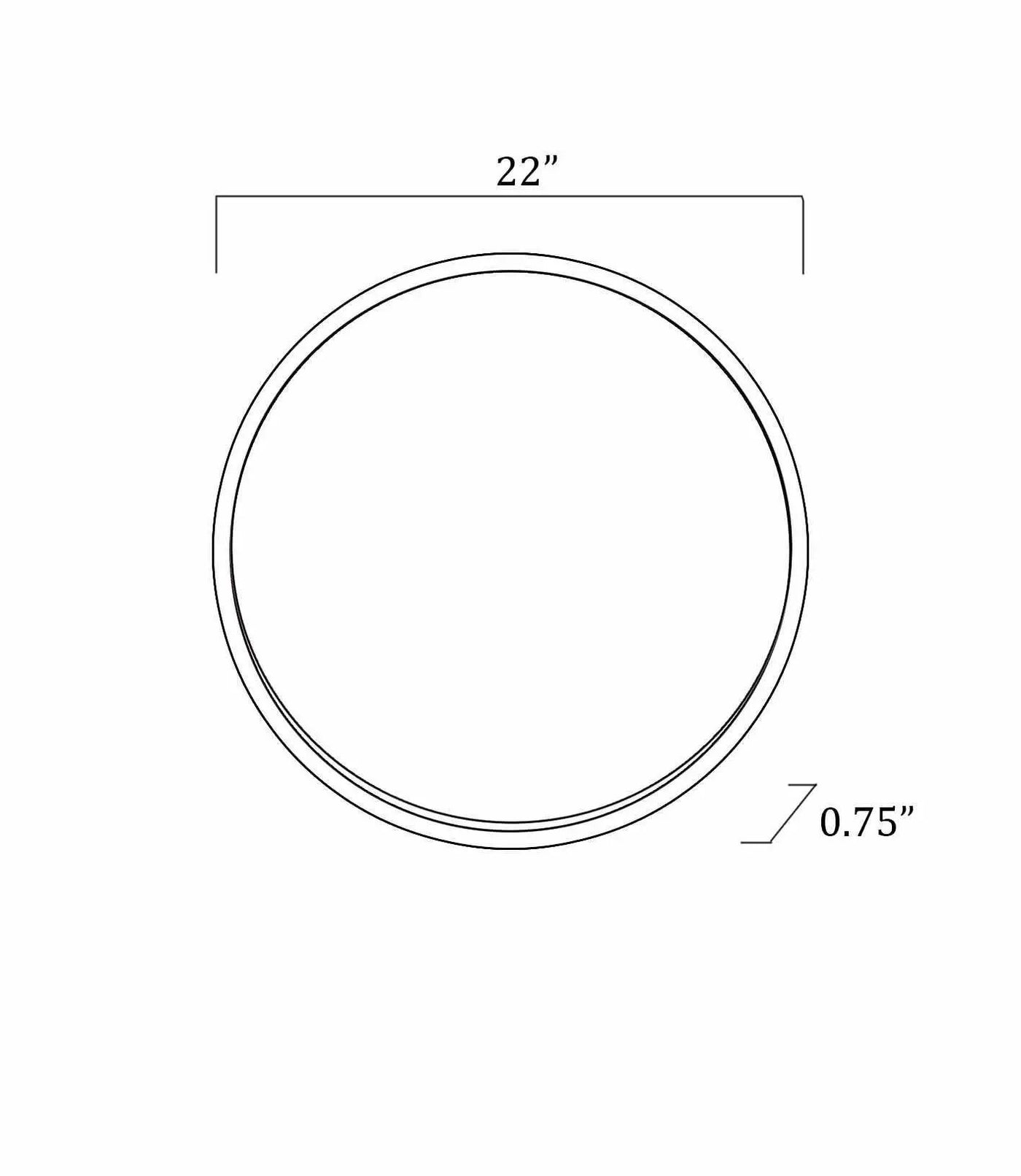 Guindarohan Gold Frame Round Mirror by Boutique Rugs