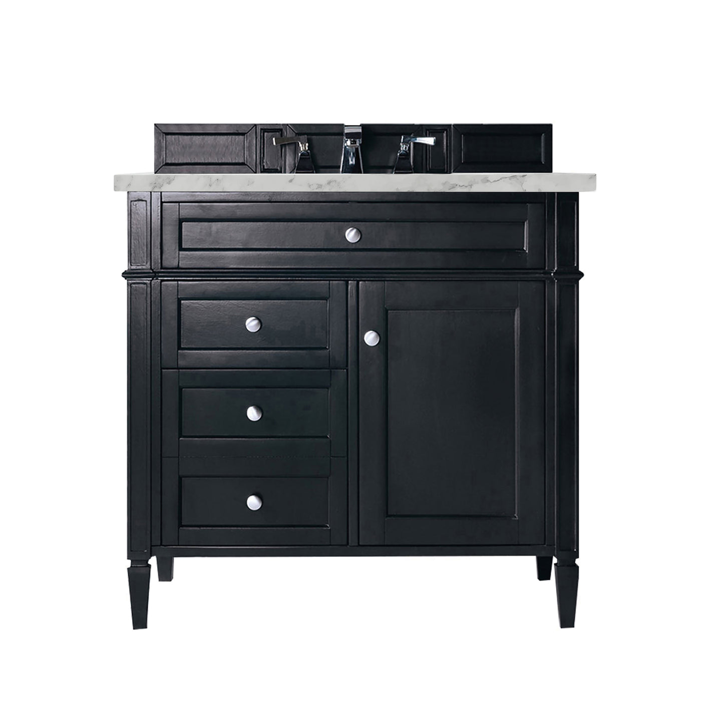 James Martin Brittany 36" Single Bathroom Vanity, Black Onyx, view 32
