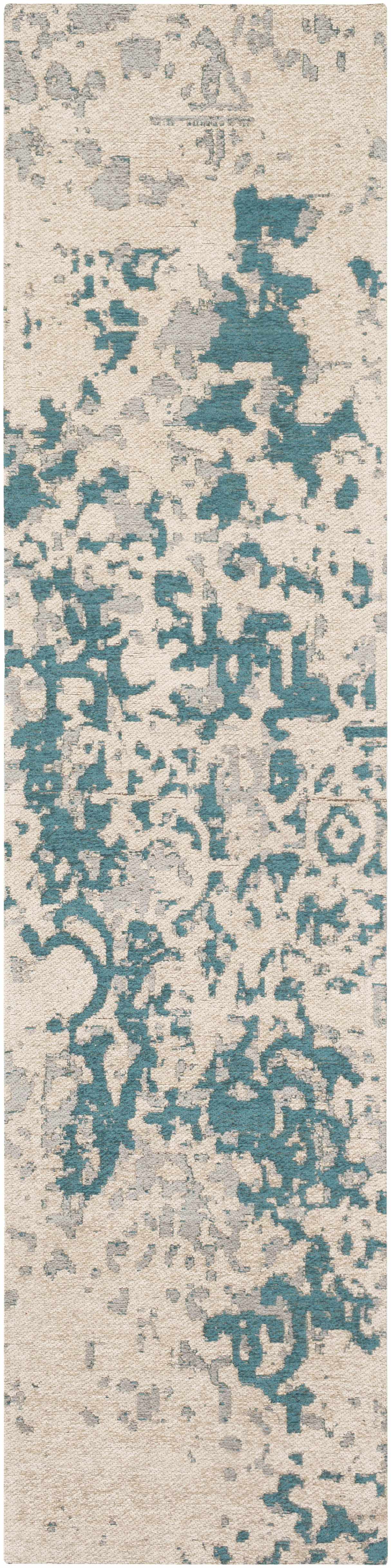 Sweeny Beige/Blue Abstract Area Rug - Clearance by Boutique Rugs