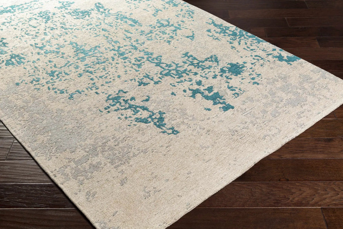 Sweeny Beige/Blue Abstract Area Rug - Clearance, photo 8 of 9