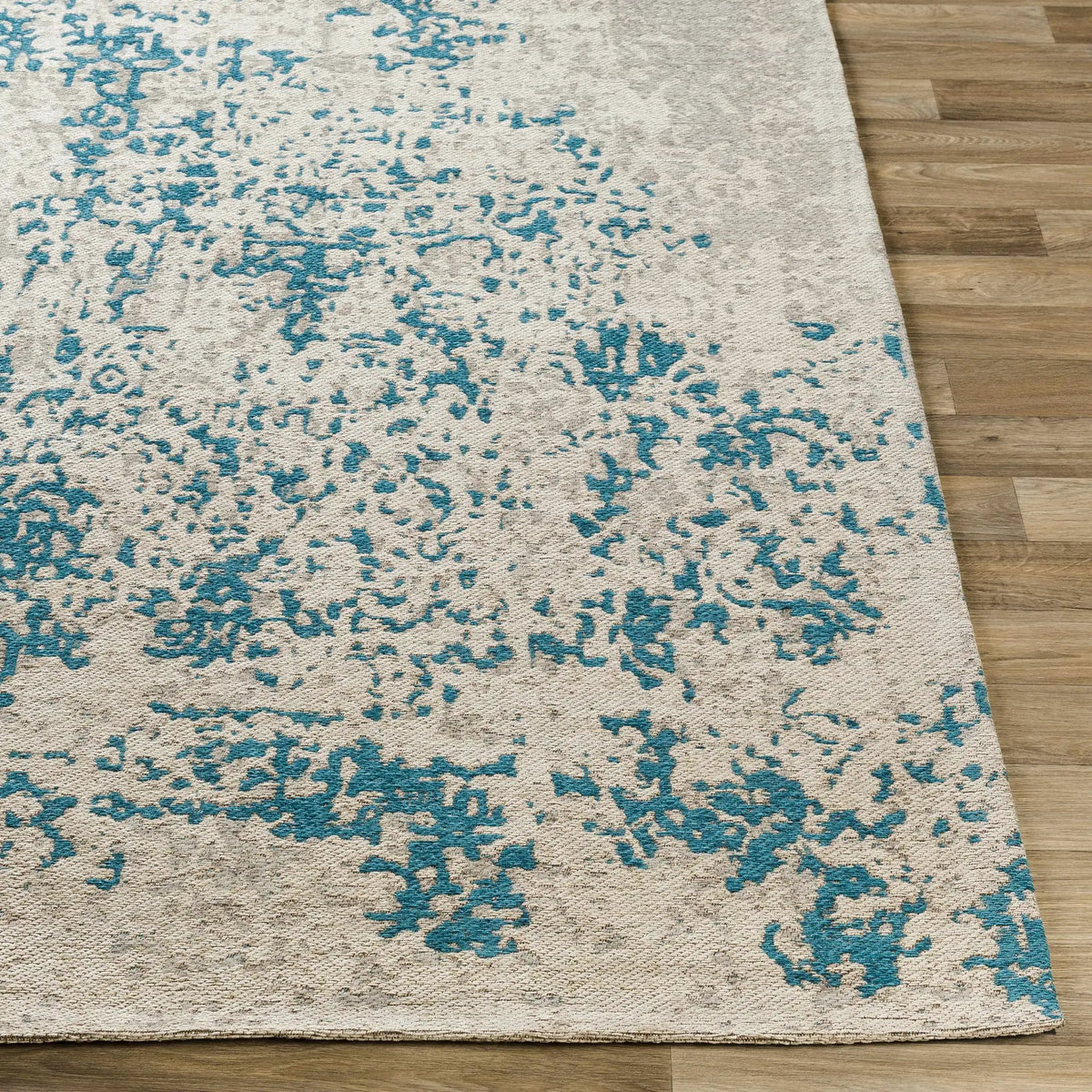 Sweeny Beige/Blue Abstract Area Rug - Clearance, photo 9 of 9