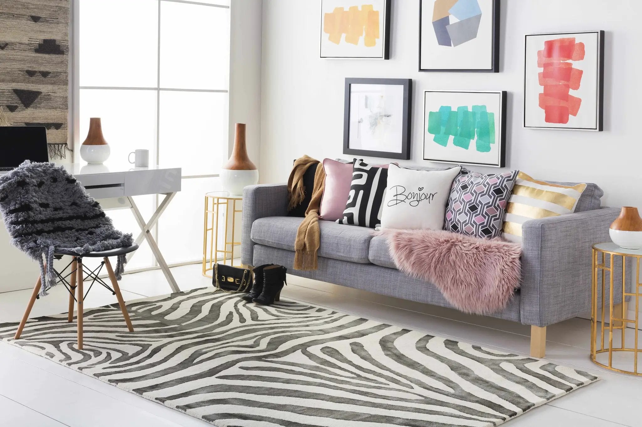 Zortman Wall Art Piece - Clearance by Boutique Rugs