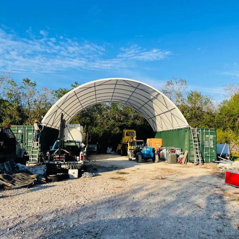 40'x40'x13' Shipping Container Canopy Shelter by Chery Industrial