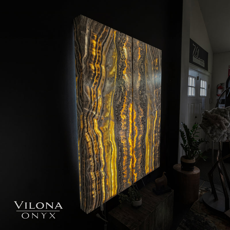 Golden Cloud Onyx Wall Panels (Set #1), photo 2 of 11