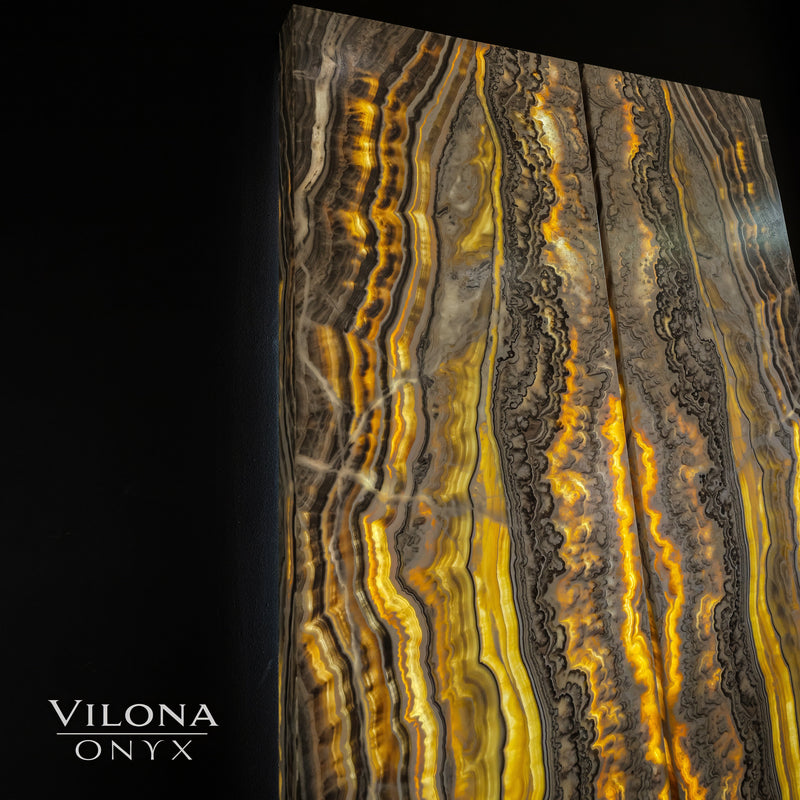 Golden Cloud Onyx Wall Panels (Set #1), photo 4 of 11