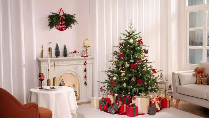 Golden Shatterproof Christmas Decorations by House Of Avana