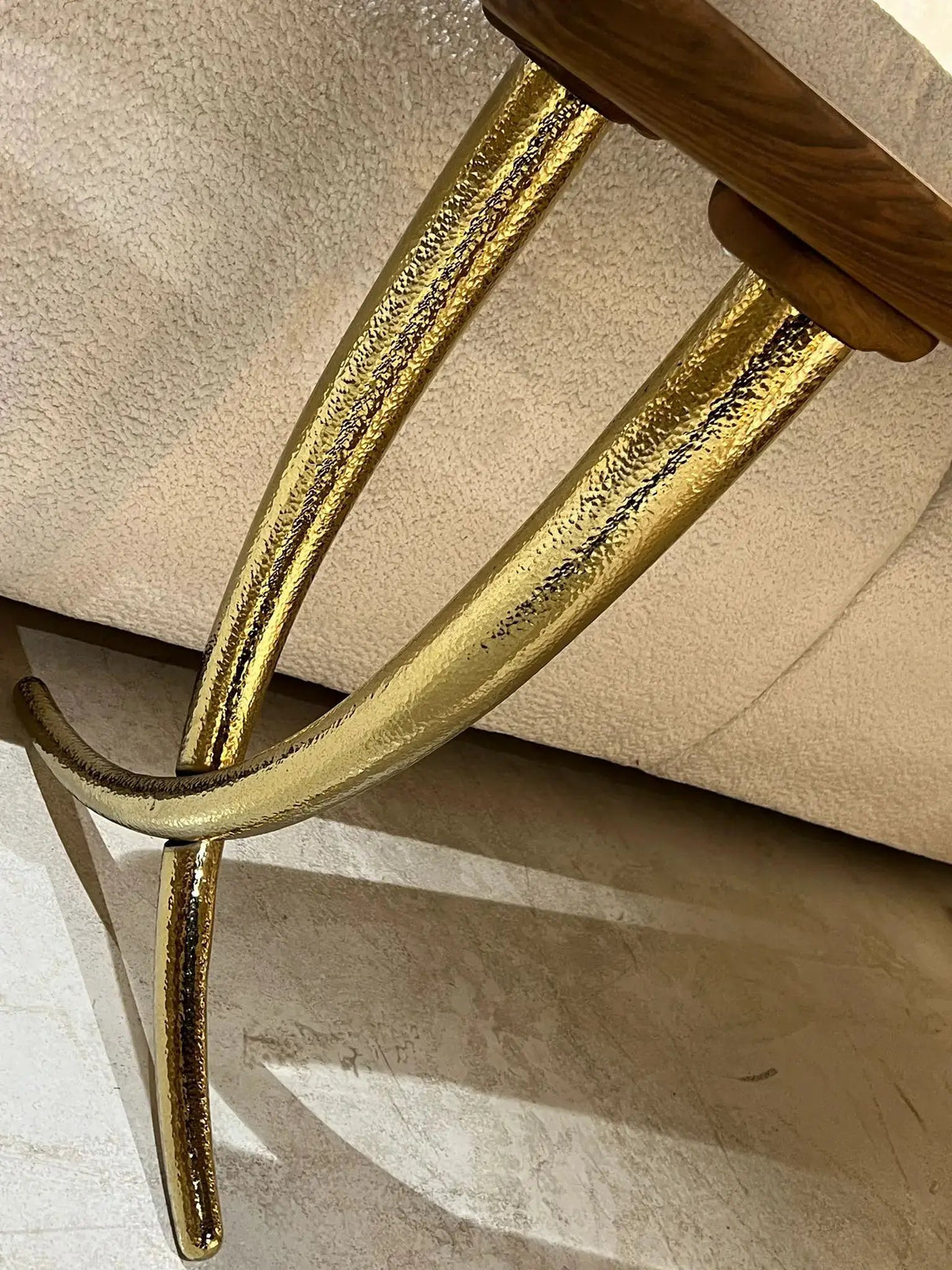 Epoxy Resin Sofa & Console table made of Walnut wood | Ivory Collection, photo 7 of 16