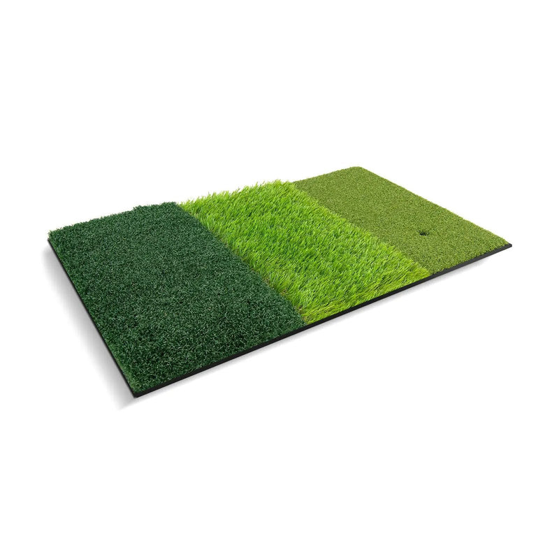 3-in-1 Golf Hitting Mats with 3 Rubber Tees by DirectDeals