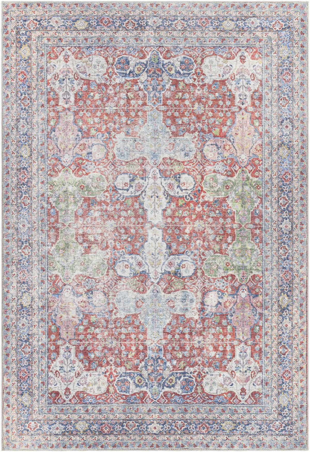 Rust Goma Vintage Area Rug - Clearance, photo 13 of 17