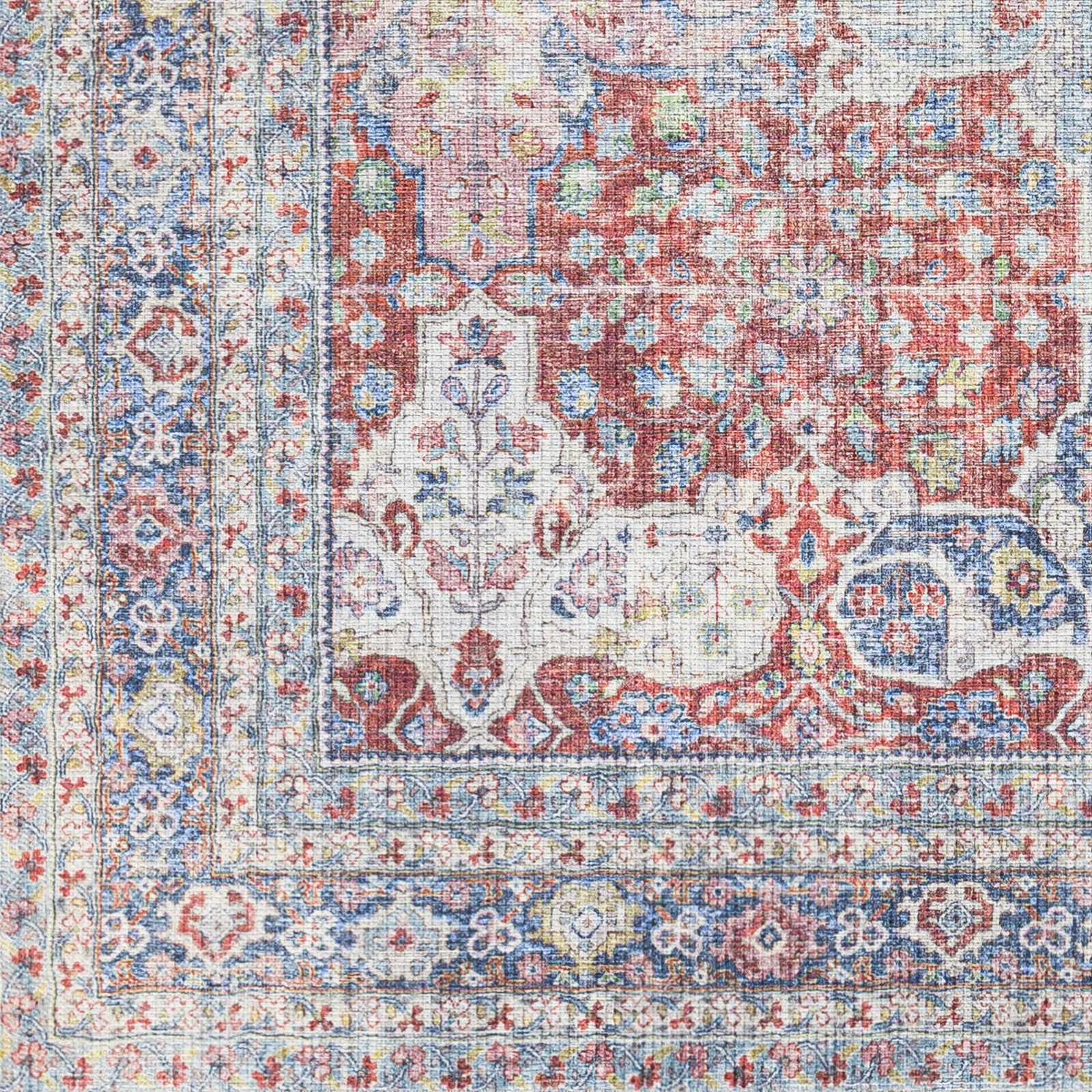 Rust Goma Vintage Area Rug - Clearance by Boutique Rugs