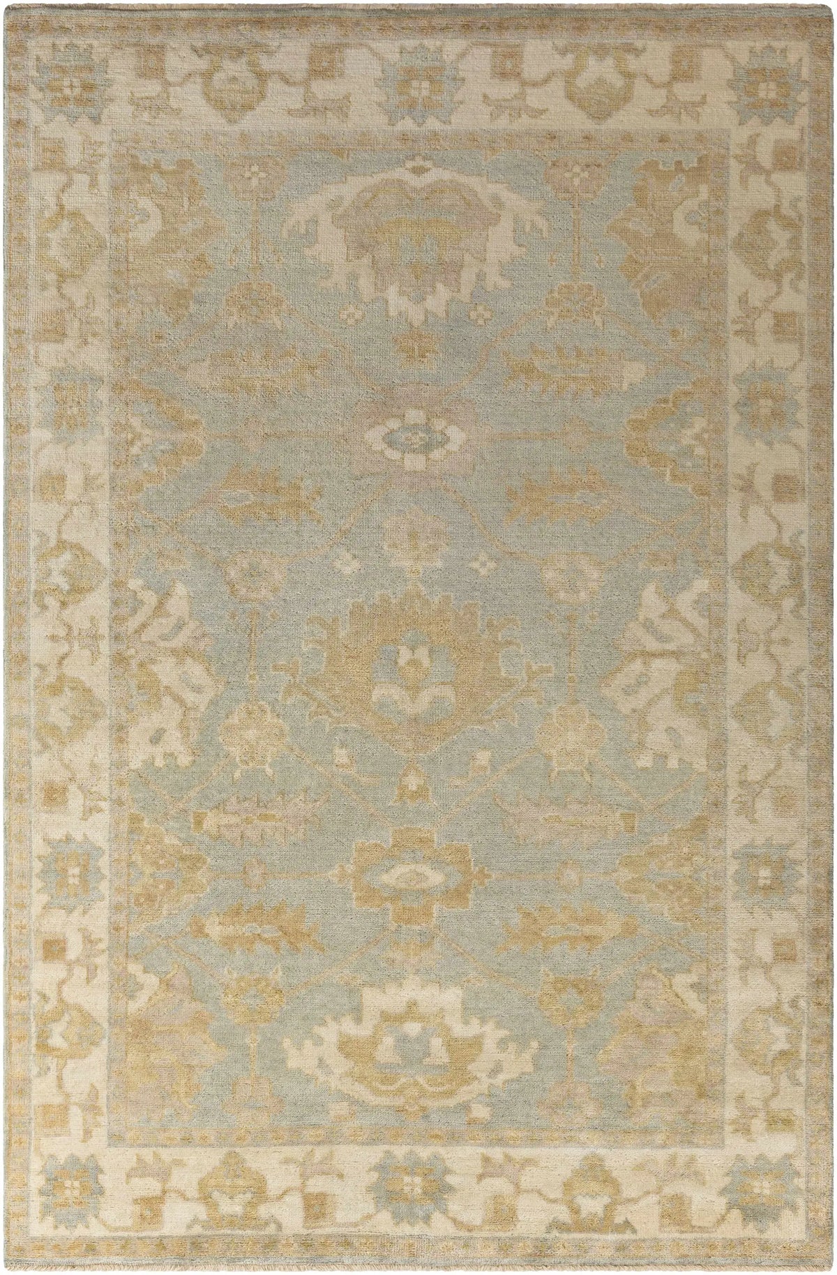 Goodyear 5x8 Mustard Premium Wool Rug - Clearance